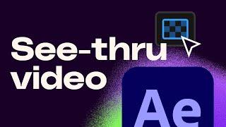 How To Export Transparent Video in After Effects