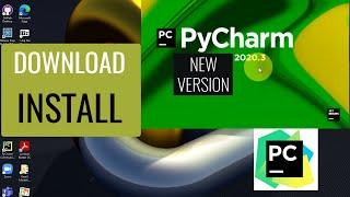 Install PyCharm 2020.3 IDE for Python on Windows 10 + run your first program