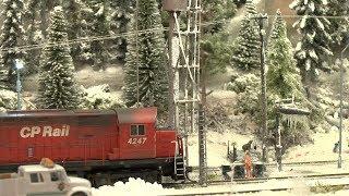 Model Railways. My Ho scale layout Moose Creek ...A Rocky Mountain Winter