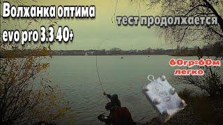 Волжанка оптима evo pro 3.3 40+ . Дистанция 60 метров , проверим )