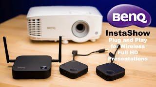 BenQ InstaShow WDC10 | Drahtlos-Präsentationssystem | für kabelloses Full HD-Streaming | Deutsch