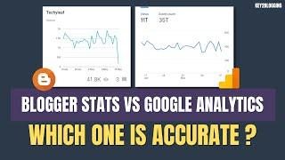 Is Blogger stats shows correct page Views ?  Blogger Stats vs Google Analytics