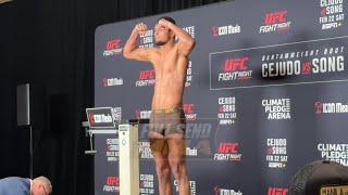 NURSULTON RUZIBOEV OFFICIAL WEIGH IN UFC SEATTLE