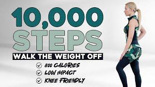 10000 Steps Workout | Fun, Low Impact, No Jumping Workout | Walk at Home Knee Friendly