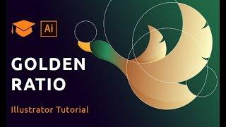 How to design a logo using golden ratio | Adobe Illustrator Tutorial