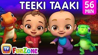 Teeki Taaki Action Song | Popular 3D Nursery Rhymes & Baby Songs for Babies | ChuChu TV Funzone