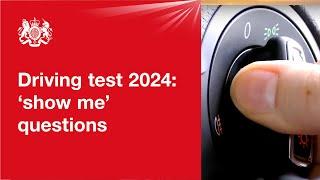 'Show me, tell me': show me questions 2024:  official DVSA guide