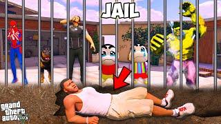 Franklin Dig A Tunnel To Save Shinchan From Jail In GTA 5!