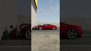 Ferrari 296 Crash Test - BeamNG.Drive