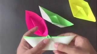 How to make an Origami Sailboat