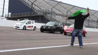 NIssan Juke R v Nissan Micra 350R v Toyota Aygo Crazy - Drag Race