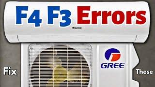 Gree Mini Split AC F3 & F4 Error Codes? Fix Them Fast and Save $$