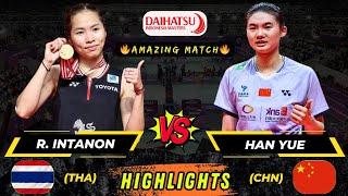 Wow‼️Super smash  Ratchanok Intanon (THA) vs Han Yue (CHN) Indonesia Masters Badminton