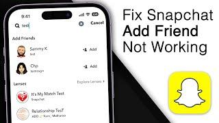 How to Fix Snapchat ADD FRIEND Not Working! [2023]