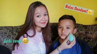 MAKEUPIN ADEK JADI CANTIK BGT || Thiyara Auliya