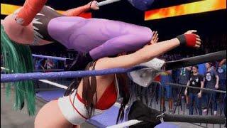 Girls Wrestling - WUC Saturday Night - Jobbeus Jobbeficarium - Mai Shiranui Versus Morrigan