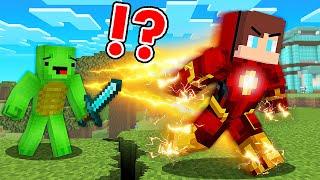 STORM Armor Speedrunner vs Hunter in Minecraft - Maizen JJ and Mikey