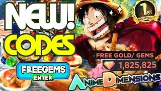 ALL NEW WORKING CODES FOR ANIME DIMENSIONS IN 2023! ROBLOX ANIME DIMENSIONS CODES