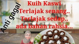 Kuih Kaswi Anti Gagal sukatan cawan dan gram