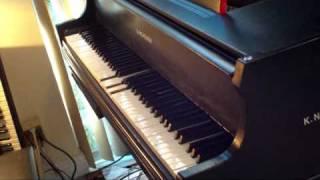 K.Nicholson Baby Grand Piano KNM1Dse Playing World On A String.avi