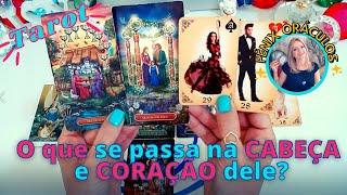 O QUE SE PASSA NA CABEÇA E NO CORAÇÃO DELE(A) TAROT? O QUE ELE(A) FARÁ TAROT?Tarot e Baralho Cigano