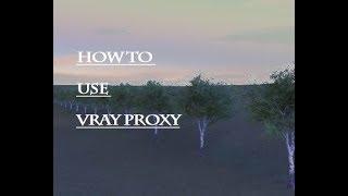 vray proxy easy | How to Make Vray Proxy Tree