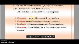 DOT NET DATA PROVIDER