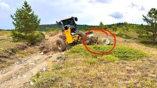 How to Cut Road Slopes with John Deere 670Gp Grader? #johndeere #motorgrader #grader