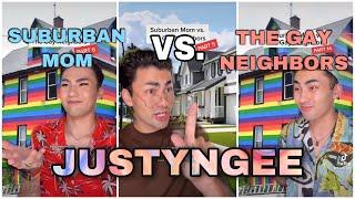 Suburban Mom vs The Gay Neighbors (Full TikTok Series Compilation) | JUSTYNGEE