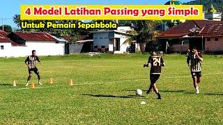 4 model latihan passing yg simple utk pemain sepakbola