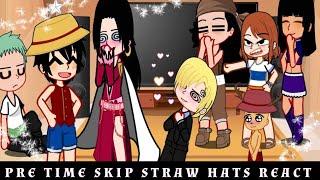 [One Piece] Pre Time Skip Straw Hats + Boa Hancock React || Chu and Jin