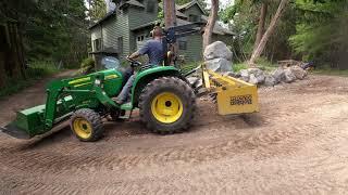 How I Use My Hydraulic Top Link and Box Blade! More Man Rock!