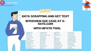 Data Scraping with Get text Interview User Case in UiPath #techystack #rpa #interview #task