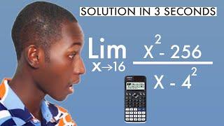 LIMITS CALCULATOR TECHNIQUE: Calculator Method For Calculus | Casio fx-991 ex calculator