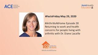 Arthritis At Home Ep.28: Returning to work & health concerns for those with arthritis w/Dr. Lacaille