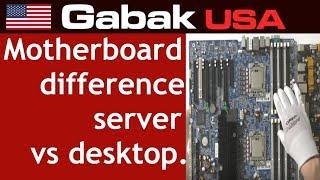 motherboard difference between workstation vs desktop