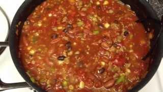 Mom's Chili Recipe!! - Made Weight Watcher Style! Fiber and Protein Packed! Quick & Easy!