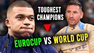 MESSI Reaction to MBAPPE  World Cup vs Euro Cup Debate (Eng)