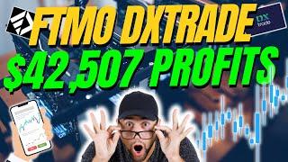 How a Algo Trader Made $42,507.32 Profits on a FTMO DXTrade Funded Account with 1:1 RR 75% Win Rate!