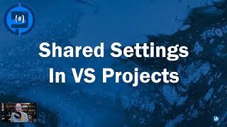 Sharing application settings between Visual Studio projects