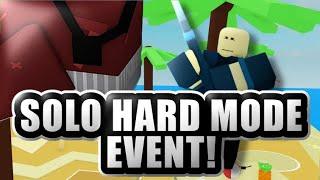 FIRST EVER SOLO SUMMER HARD MODE EVENT IN ROBLOX GEOMETRY DEFENSE
