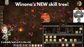 WINONA SKILL TREE also i tested out some of the new skills and stuff
