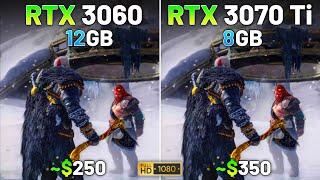 RTX 3060 vs RTX 3070 Ti | Test in 16 Games