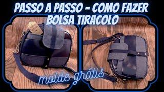 Como fazer bolsa - BOLSA TIRACOLO - CROSSBODY BAG