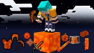 UM BLOCO de LAVA no Minecraft!