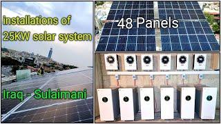 installations of 25KW solar system