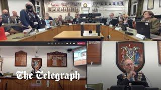 The new Jackie Weaver? Essex council meeting descends into chaos