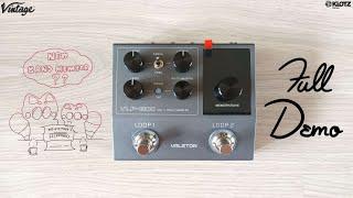 Valeton VLP-200 DEMO + REVIEW | True Stereo Sampler Looper + Drum Machine & Metronome  | THE Manual!