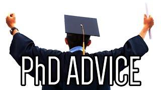 Advice to PhD applicants