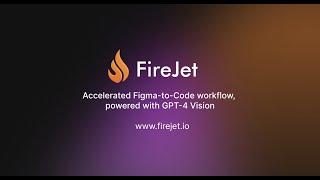 FireJet: Transform Your Figma to Clean Tailwind Code with GPT-4 Vision